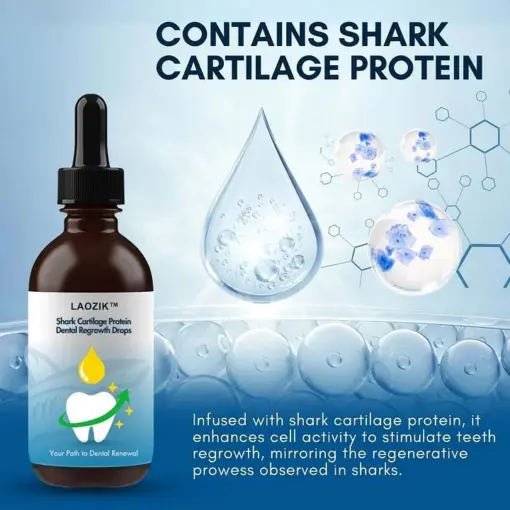 LAOZIK™ Shark Cartilage Protein Dental Regrowth Drops - Image 2