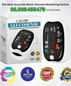 LAOZIK™ GlucoSense Laser Blood Glucose Monitoring Device
