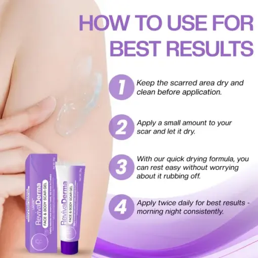 LAOZIK™ RevivaDerma Face & Body Scar Gel - Image 2