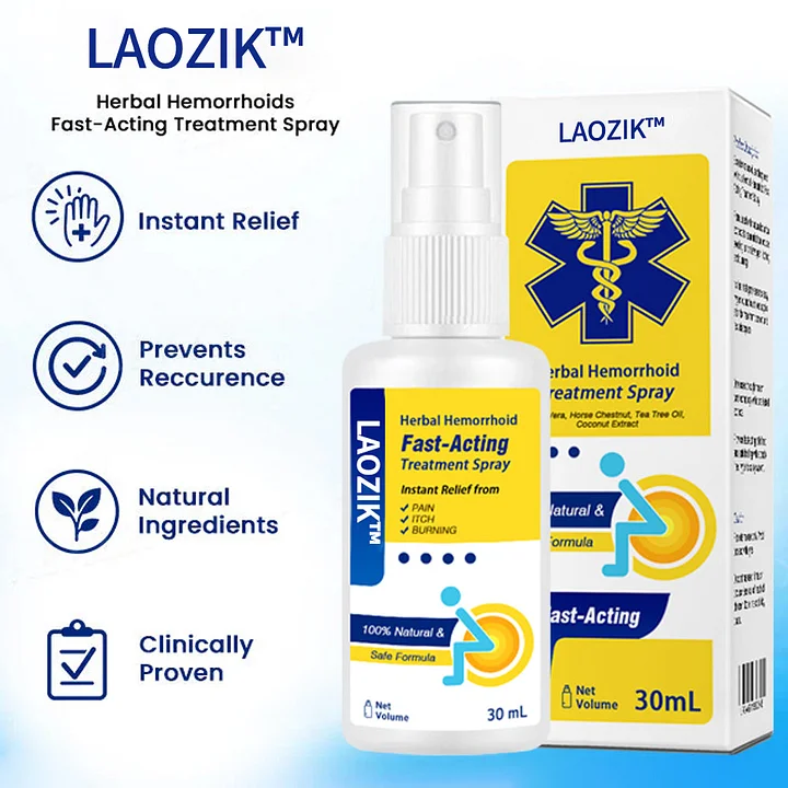 LAOZIK™ Herbal Hemorrhoids Fast-Acting Treatment Spray