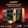 LaozikTM Professional 12in1 Glucose Vital Signs Monitor-Painless, Fast, Precise FDA-Backed(Made in California, USA)