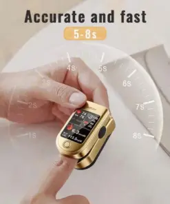 LaozikTM Professional 12in1 Glucose Vital Signs Monitor-Painless, Fast, Precise FDA-Backed(Made in California, USA)