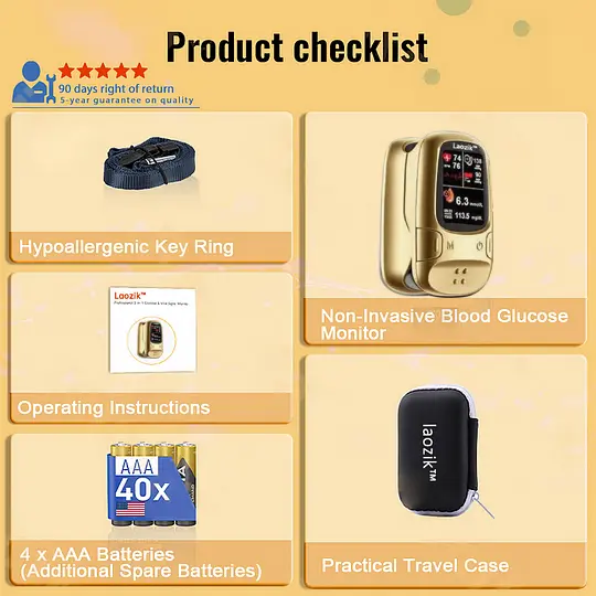 LaozikTM Develops Newly Launched Non-Invasive Smart Glucose Meter made in the USALimited stock available